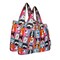 Wrapables Medium Foldable Tote Nylon Reusable Grocery Bag (Set of 2), Cute Dogs